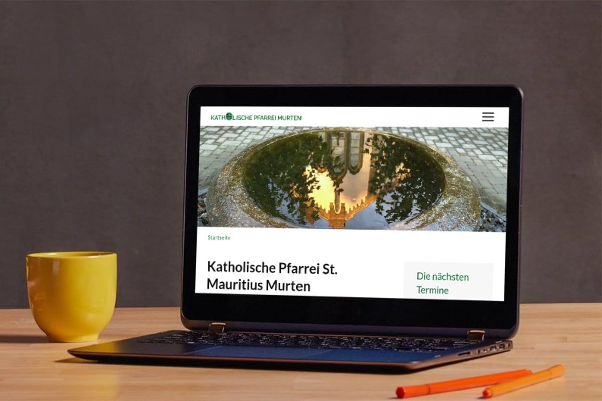Referenz CMS Joomla! Webseite - Katholische Pfarrei Murten - pfarrei-murten.ch