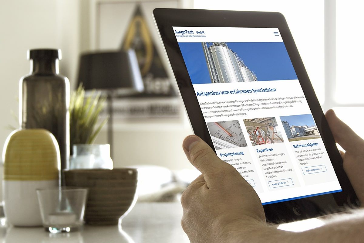 Referenz CMS Joomla! Webseite - JungoTech Murten - jungotech.ch